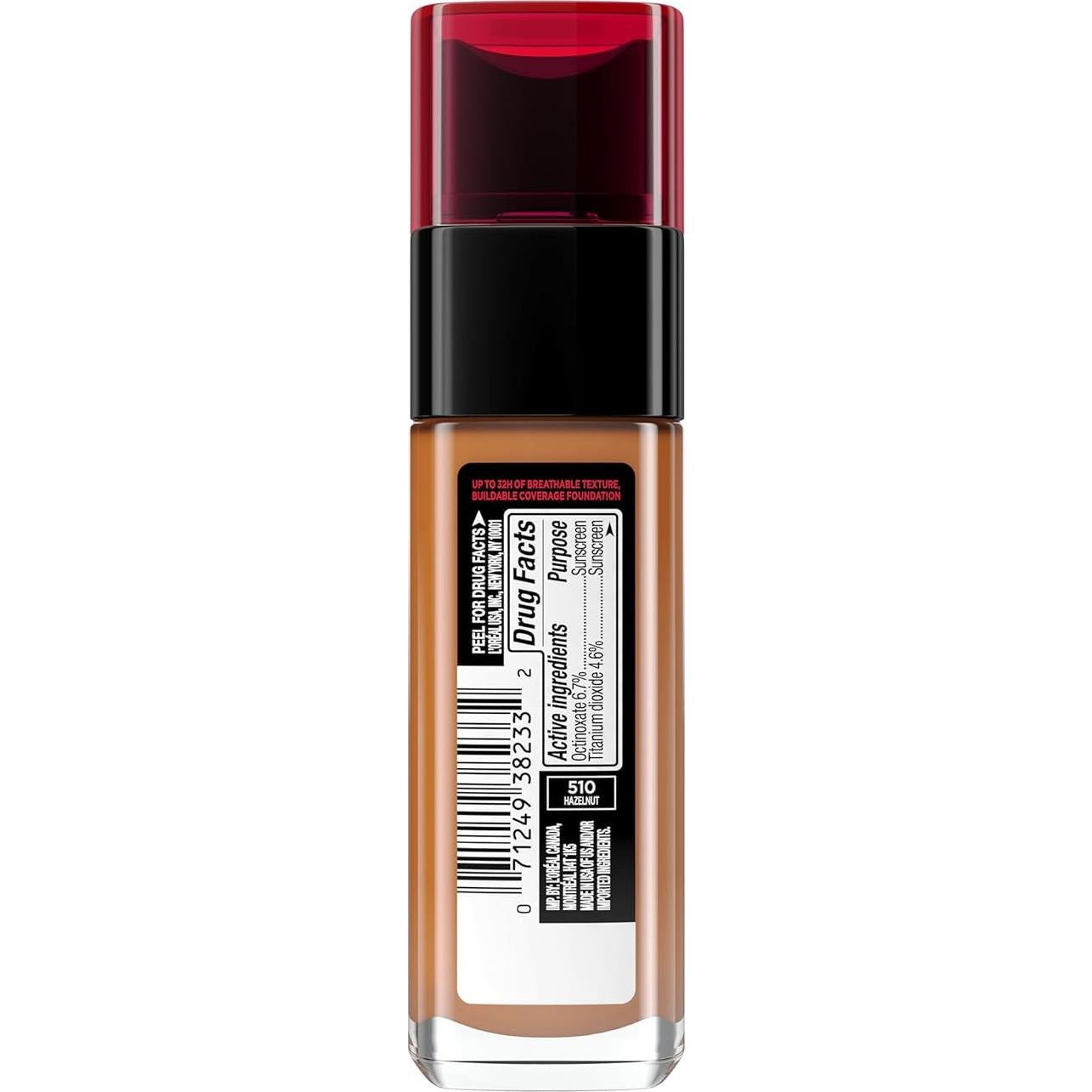 Base de Maquillaje L'Oreal Paris Infallible 510 Avellana 29.57 ml
