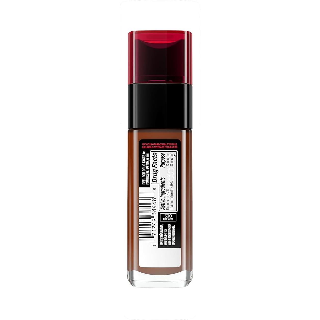 Base de Maquillaje L'Oreal Paris Infallible 32H 530 Ámbar 29.57ml