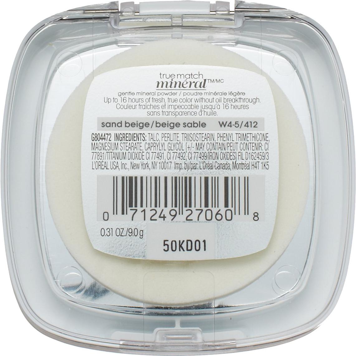 Polvo Compacto Mineral L'Oréal Paris True Match Beige Arena 8.8g