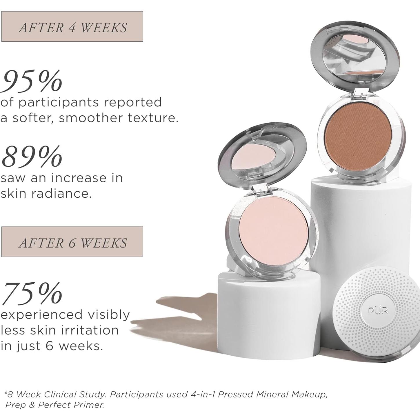 Base de Maquillaje Mineral Compacto Prensado POL 4 en 1 SPF 15