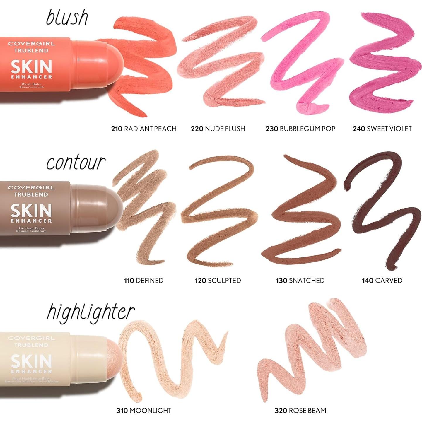 Rubor en Barra CoverGirl Trublend 210 Durazno Radiante 5.97g