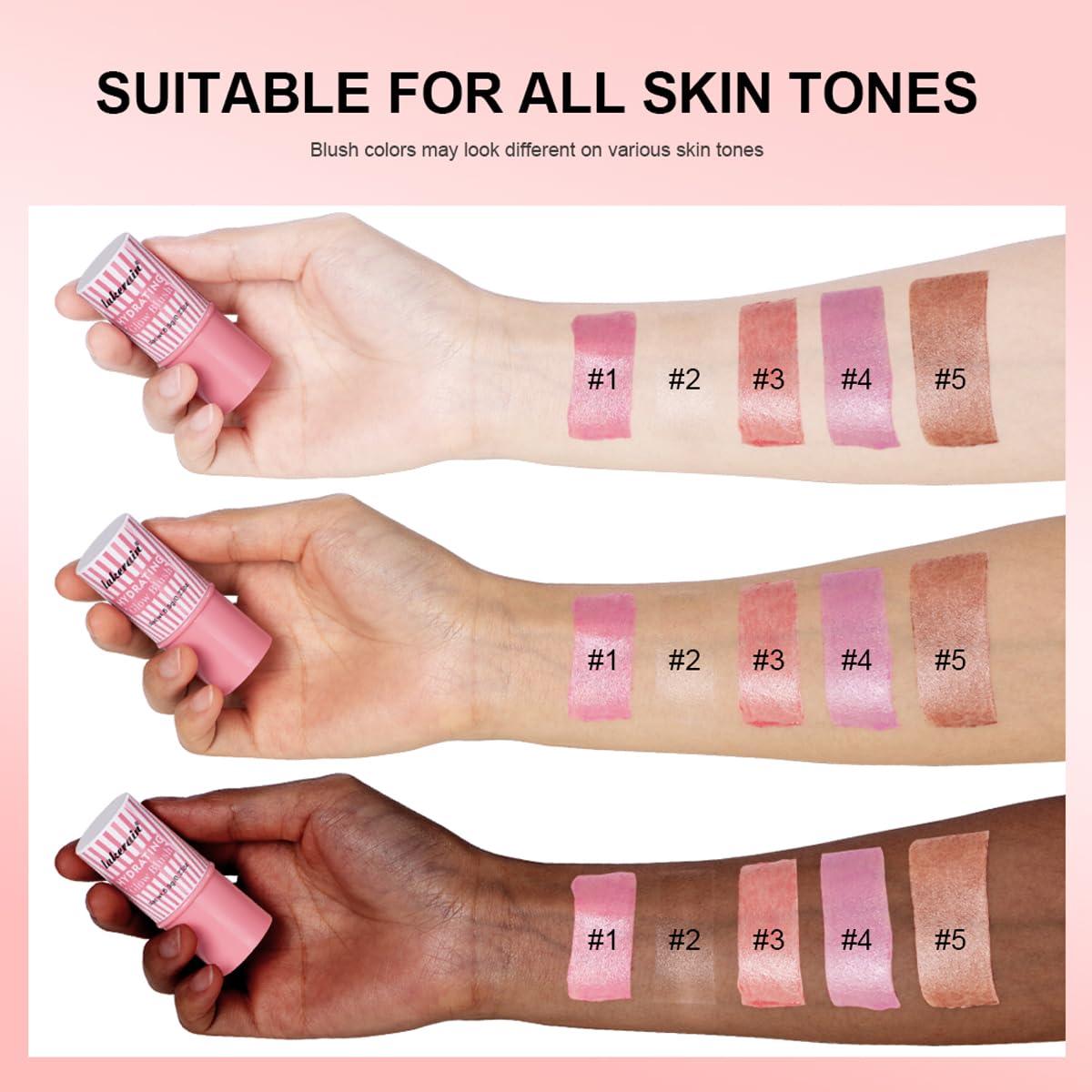 Bastón de Rubor Crema SHENZHEN NIYASI 6.5g Rosa Tímido