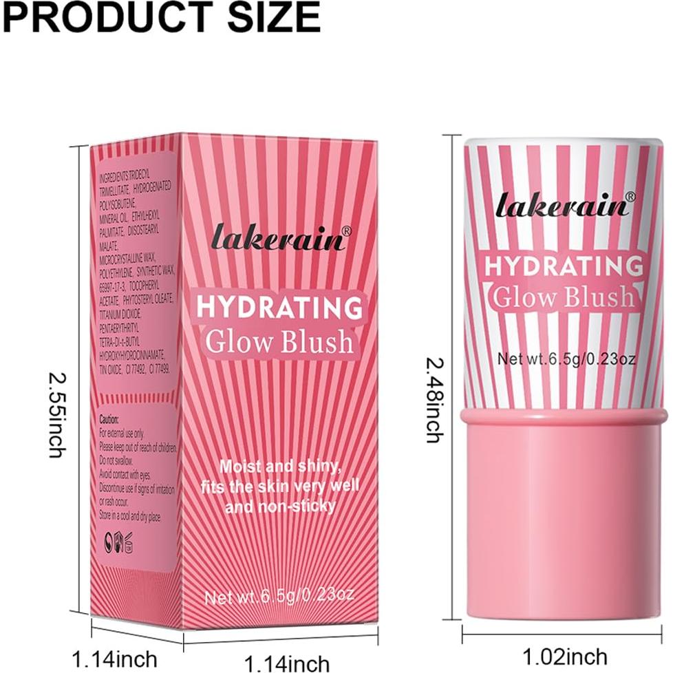 Bastón de Rubor Crema SHENZHEN NIYASI 6.5g Rosa Tímido