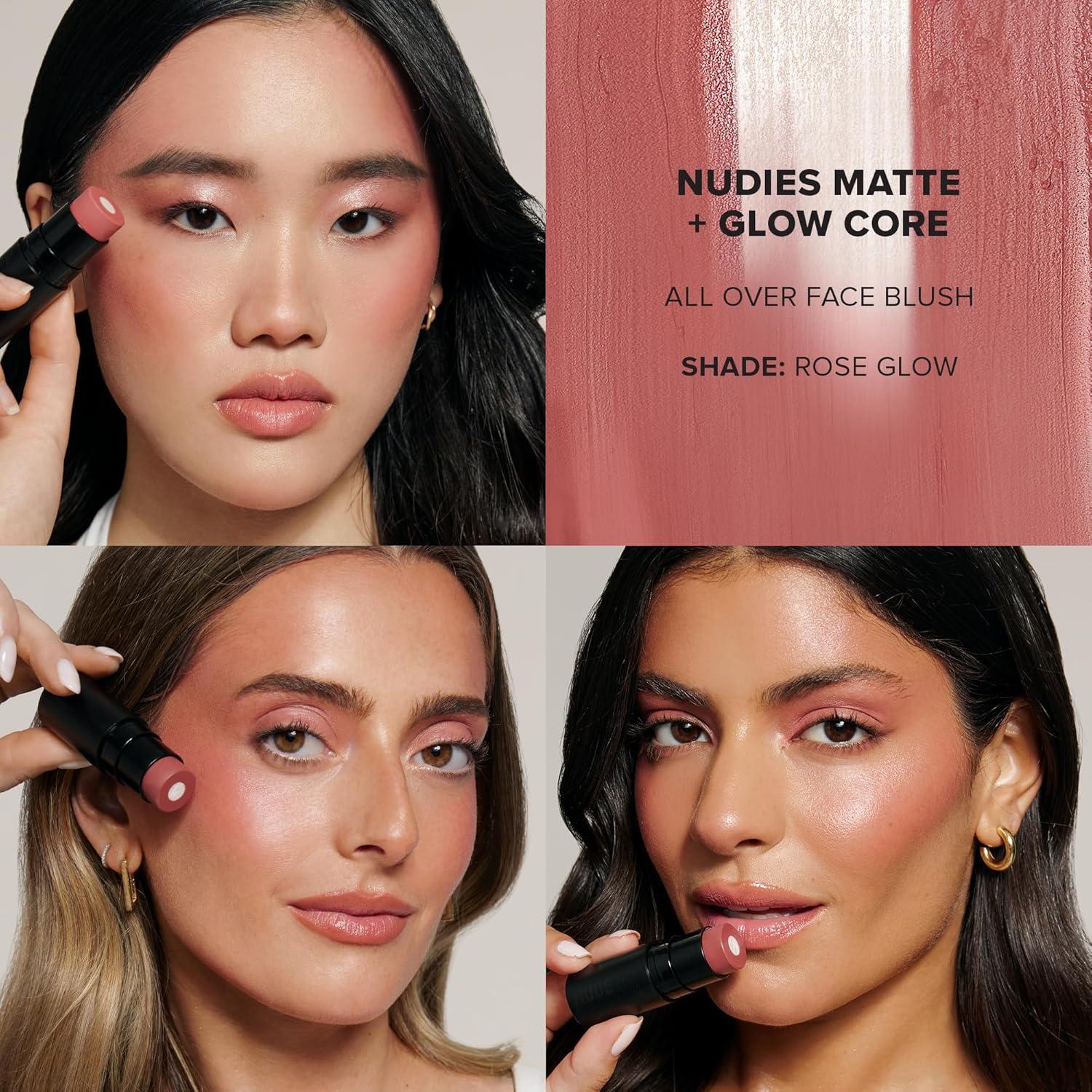 Nudestix Nudies Matte + Glow Core - Barra rubor crema 6.7cm