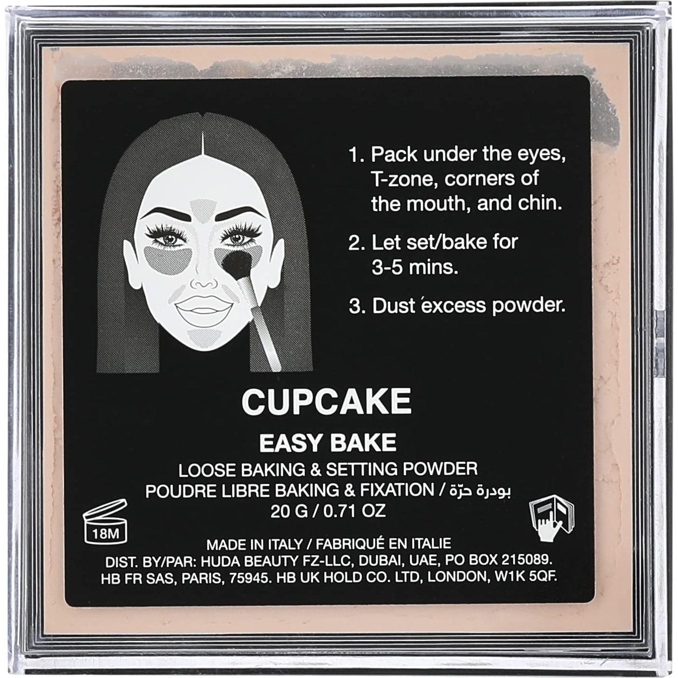 Polvo Suelto Huda Beauty Easy Bake 20.1g Color Cupcake