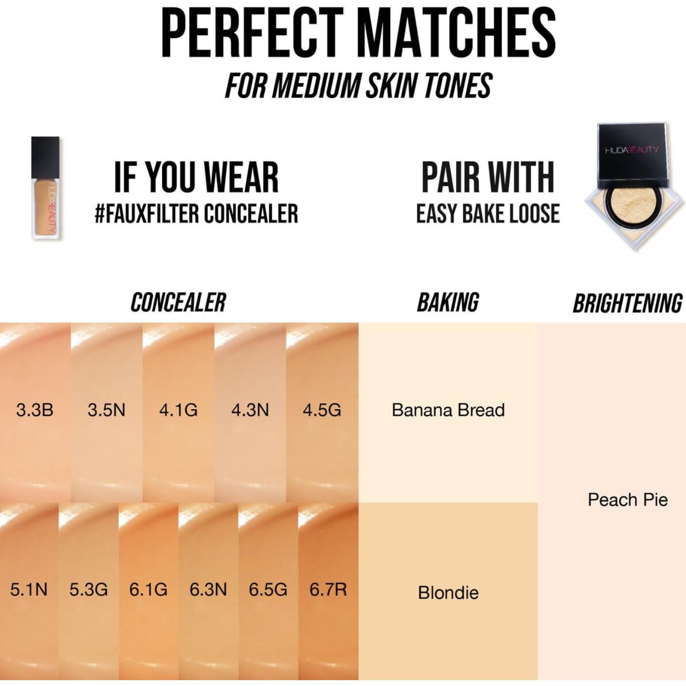 Polvo Suelto HUDA BEAUTY Mini Easy Bake 8g Banana Bread