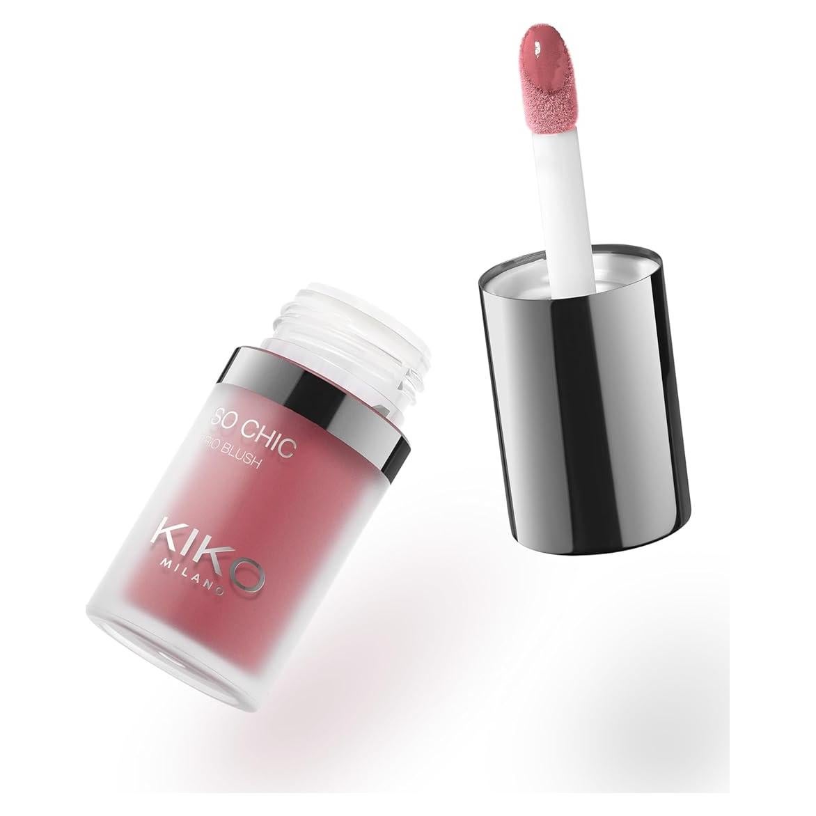 Rubor 3-en-1 KIKO Milano So Chic Trio 04 Ruby Bliss 30g