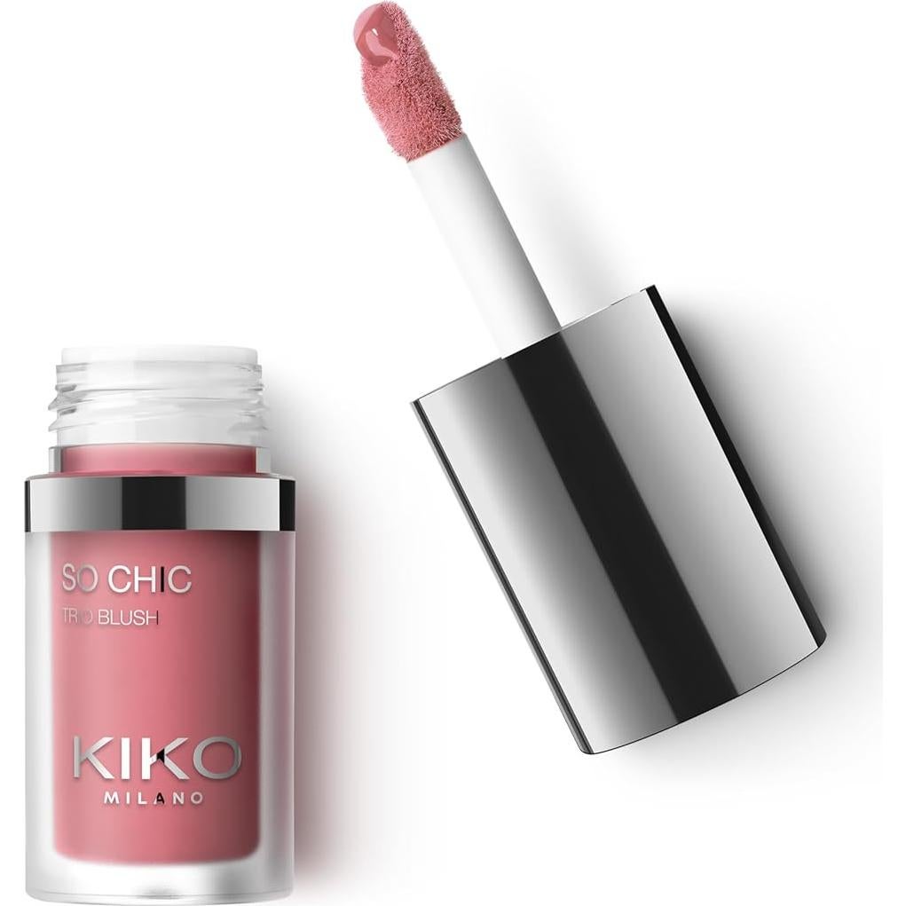 Rubor 3-en-1 KIKO Milano So Chic Trio 04 Ruby Bliss 30g