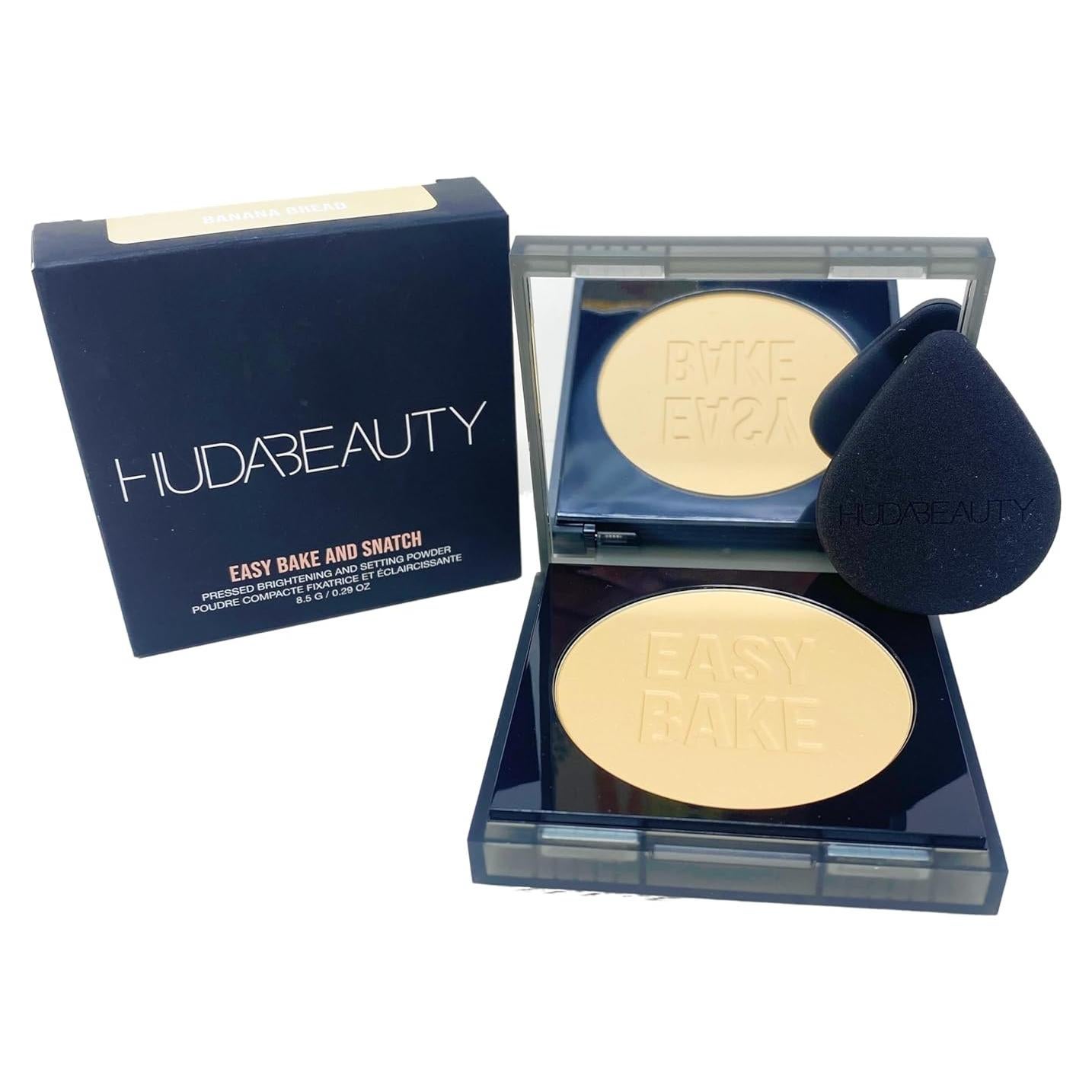 Huda Easy Bake Polvo Presionado Iluminador Pan de Plátano 8.2g