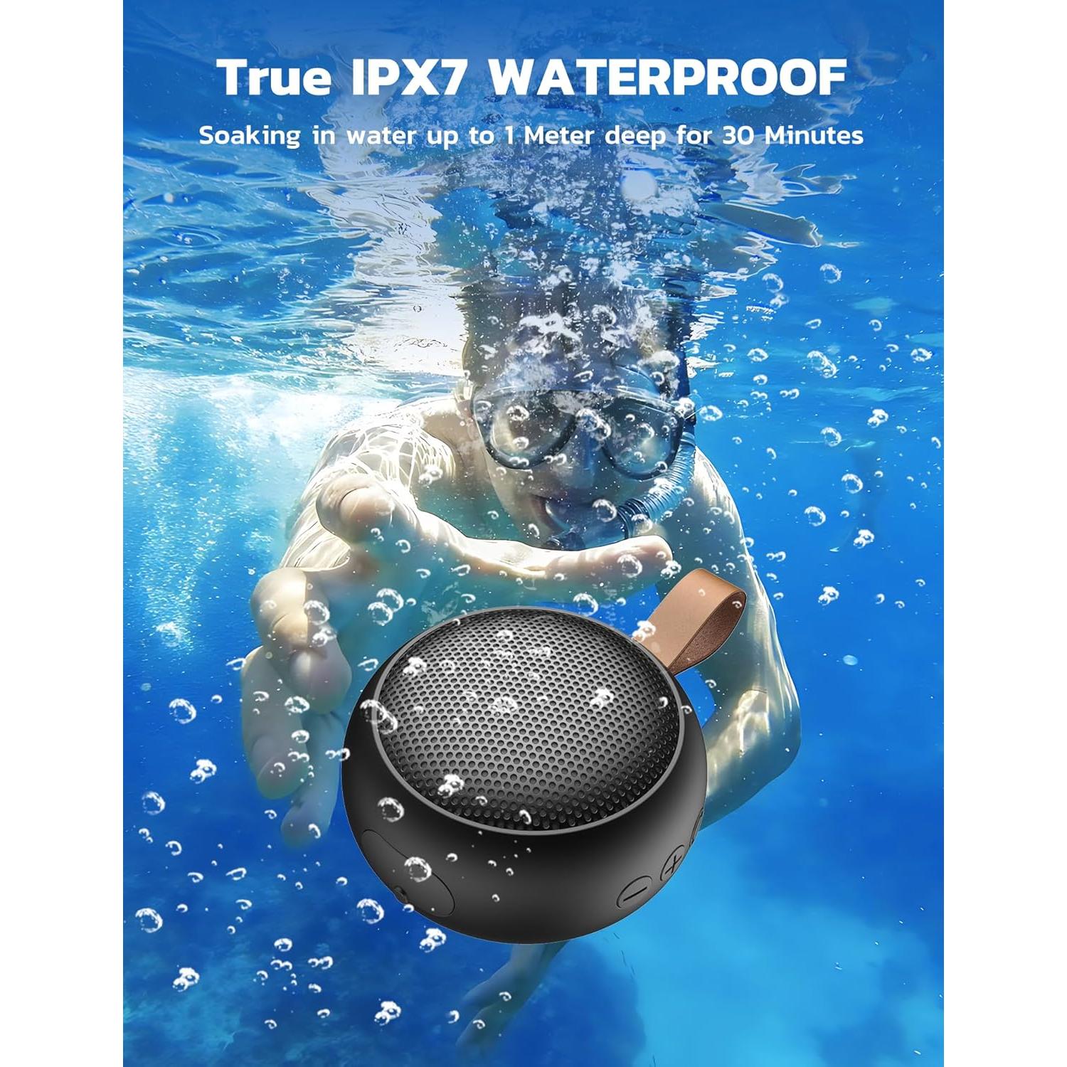 Altavoz Bluetooth Portátil Impermeable IPX7 SumYanHing Negro