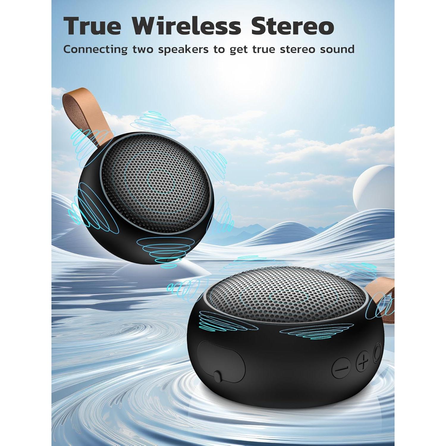 Altavoz Bluetooth Portátil Impermeable IPX7 SumYanHing Negro