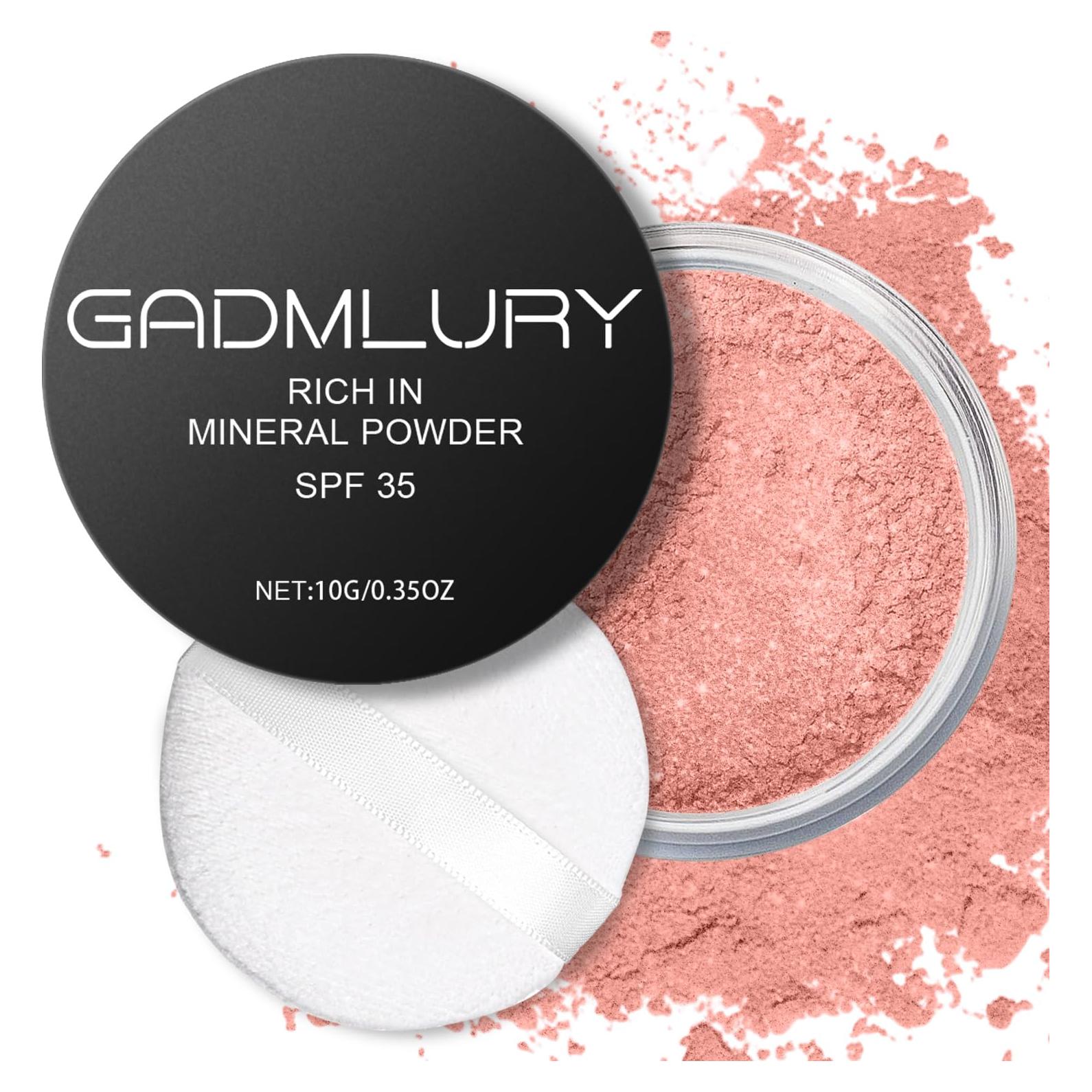 Rubor Mineral en Polvo Gadmlury FPS 35 Rosa Brillante 10g