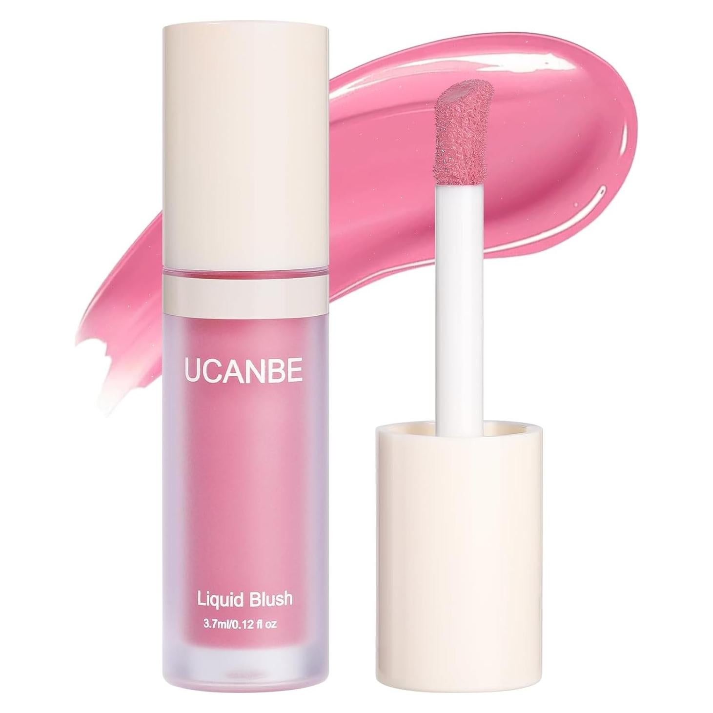 Rubor Líquido UCANBE 01 Rosa - Larga Duración, Alta Pigmentación