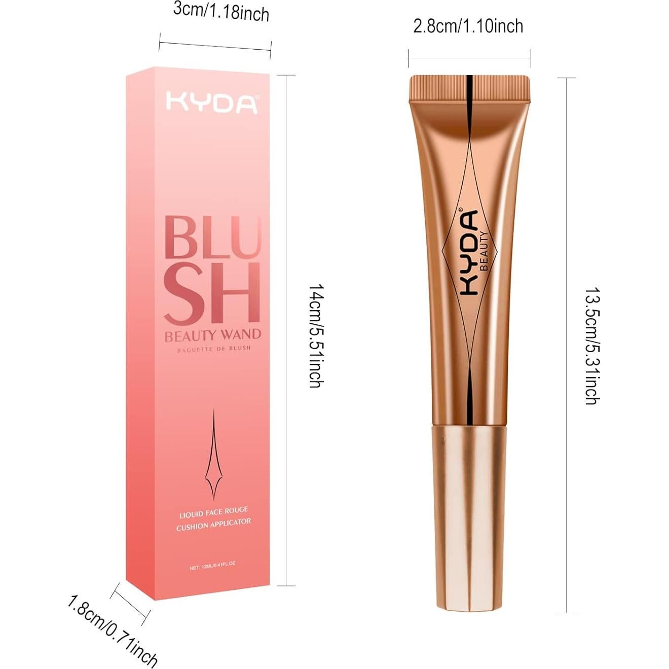 Rubor Facial Líquido KYDA Rosa Perla - Varita de Belleza