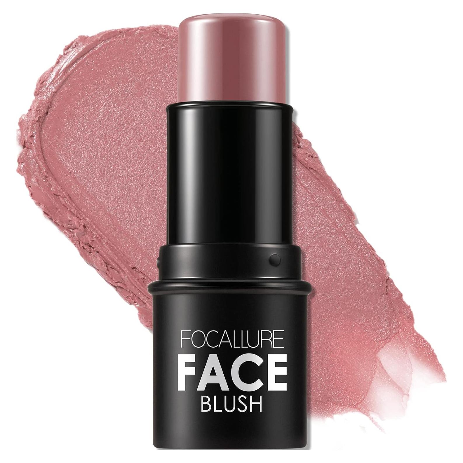 Rubor en Barra FOCALLURE 6g Rosa Mate y Satinado