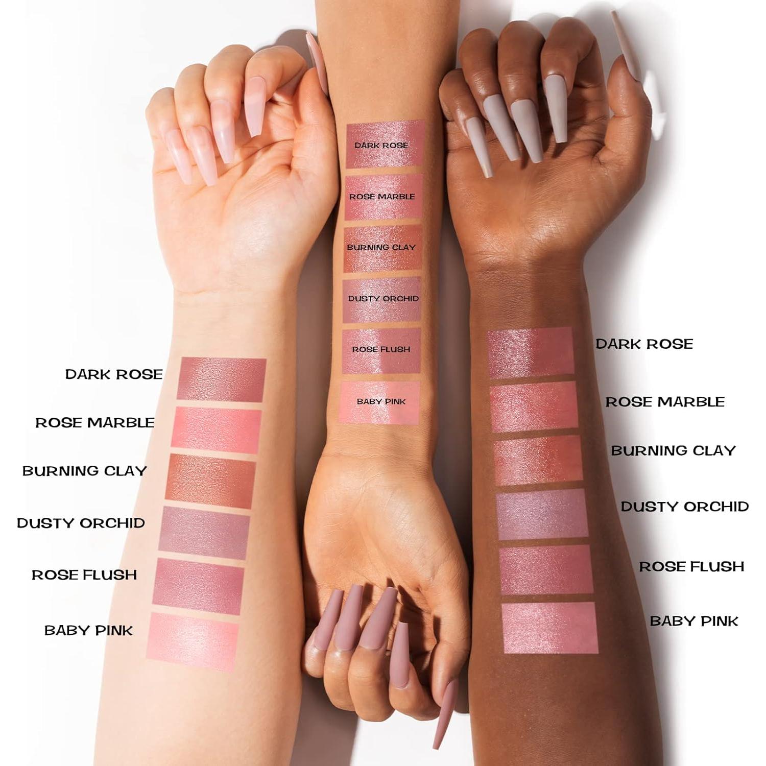 Rubor en Barra FOCALLURE 6g Rosa Mate y Satinado