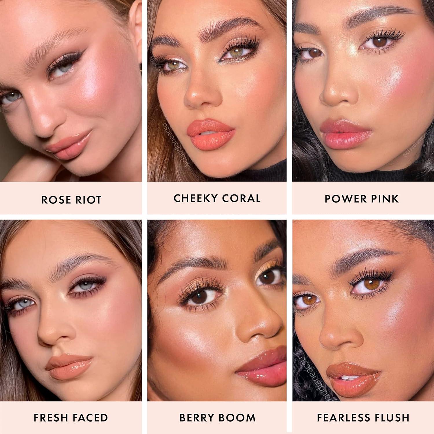 Rubor Líquido en Crema ICONIC LONDON 12.42 ml Rosa Brillante