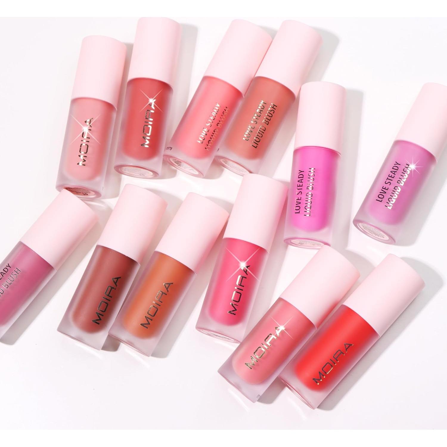 Rubor Líquido Moira Love Steady 005 Tan Lindos 4.8g