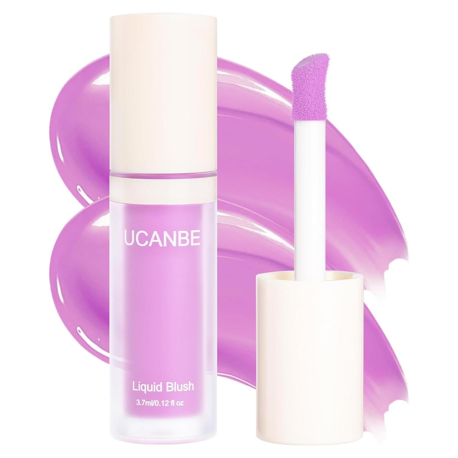 Rubor Líquido Mate UCANBE 06 Lavanda - Alta Pigmentación