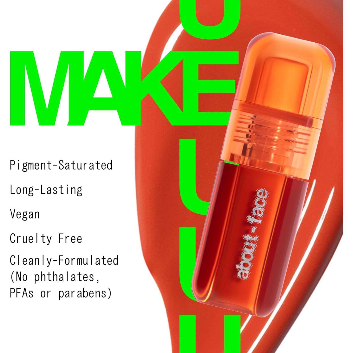 Rubor Líquido about-face Parada en Boxes - Durazno Naranja 40g