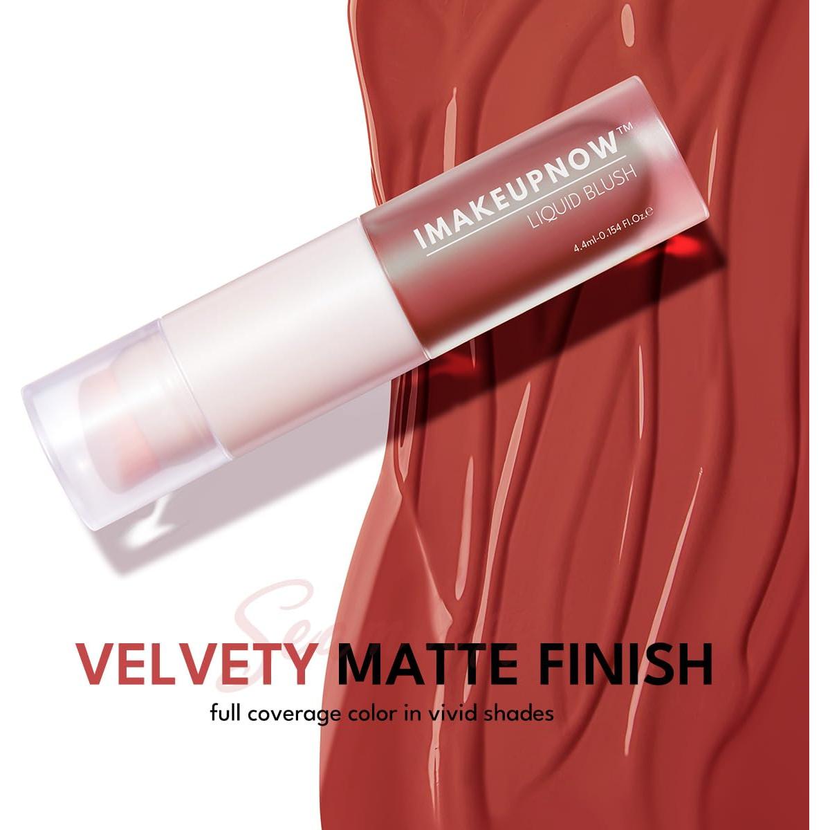 Barra de Rubor Líquido IMAKEUPNOW 4.4 ml Acabado Mate