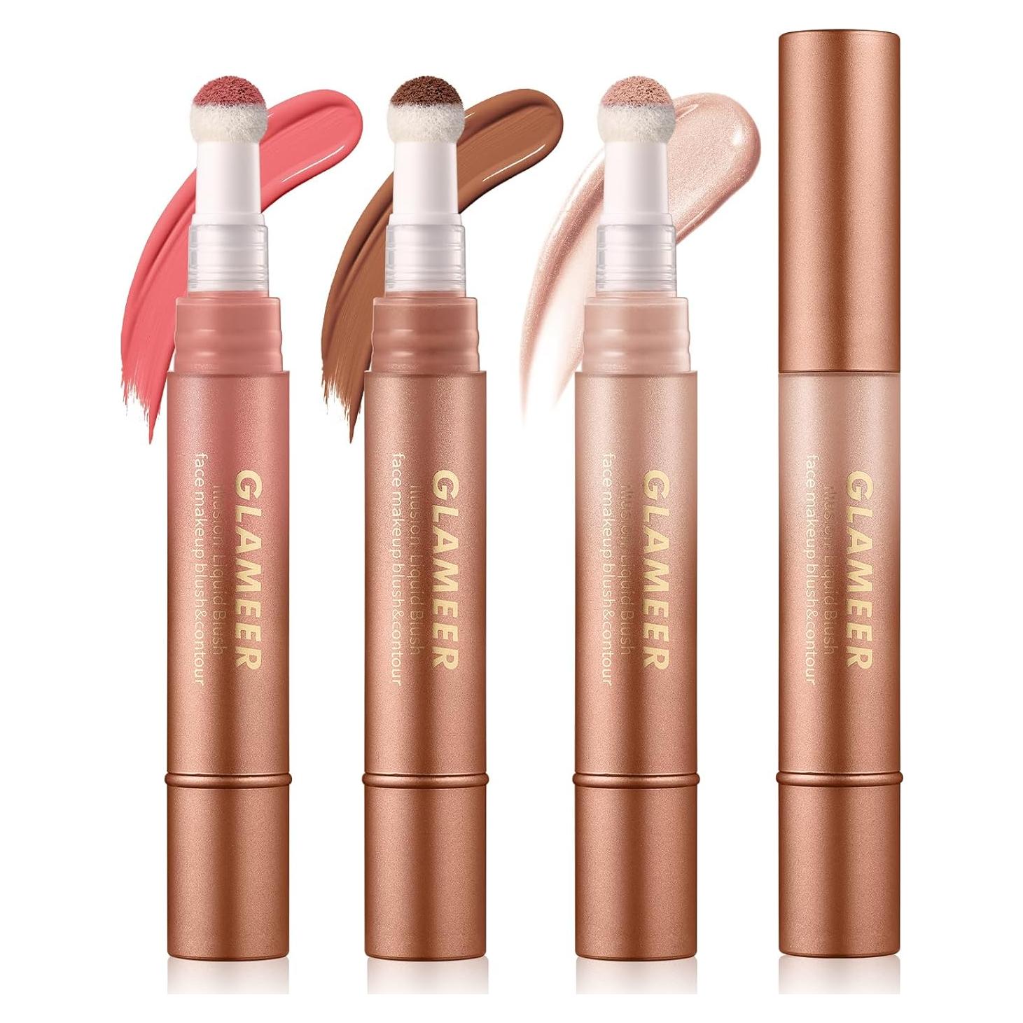 Bastón de Rubor Líquido GLAMEER 29.57 ml Color Rosa3