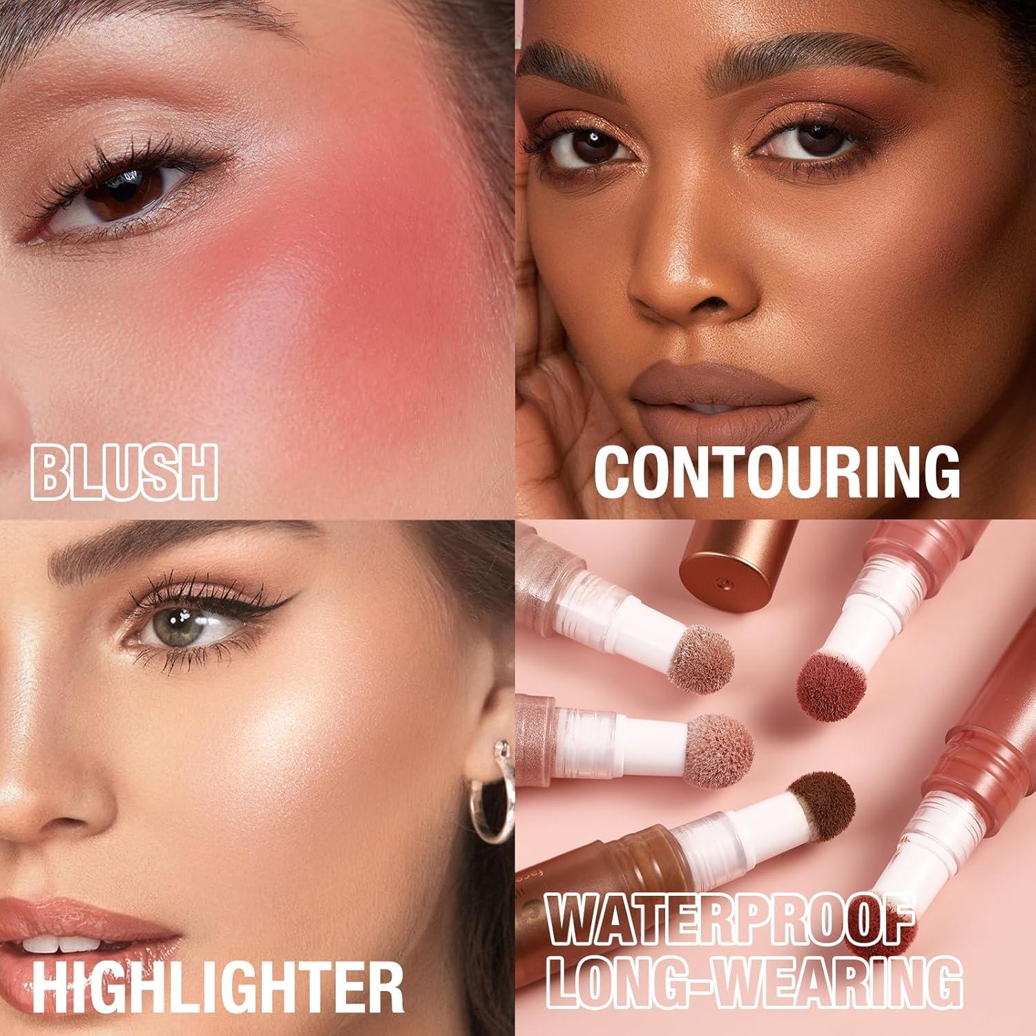 Bastón de Rubor Líquido GLAMEER 29.57 ml Color Rosa3