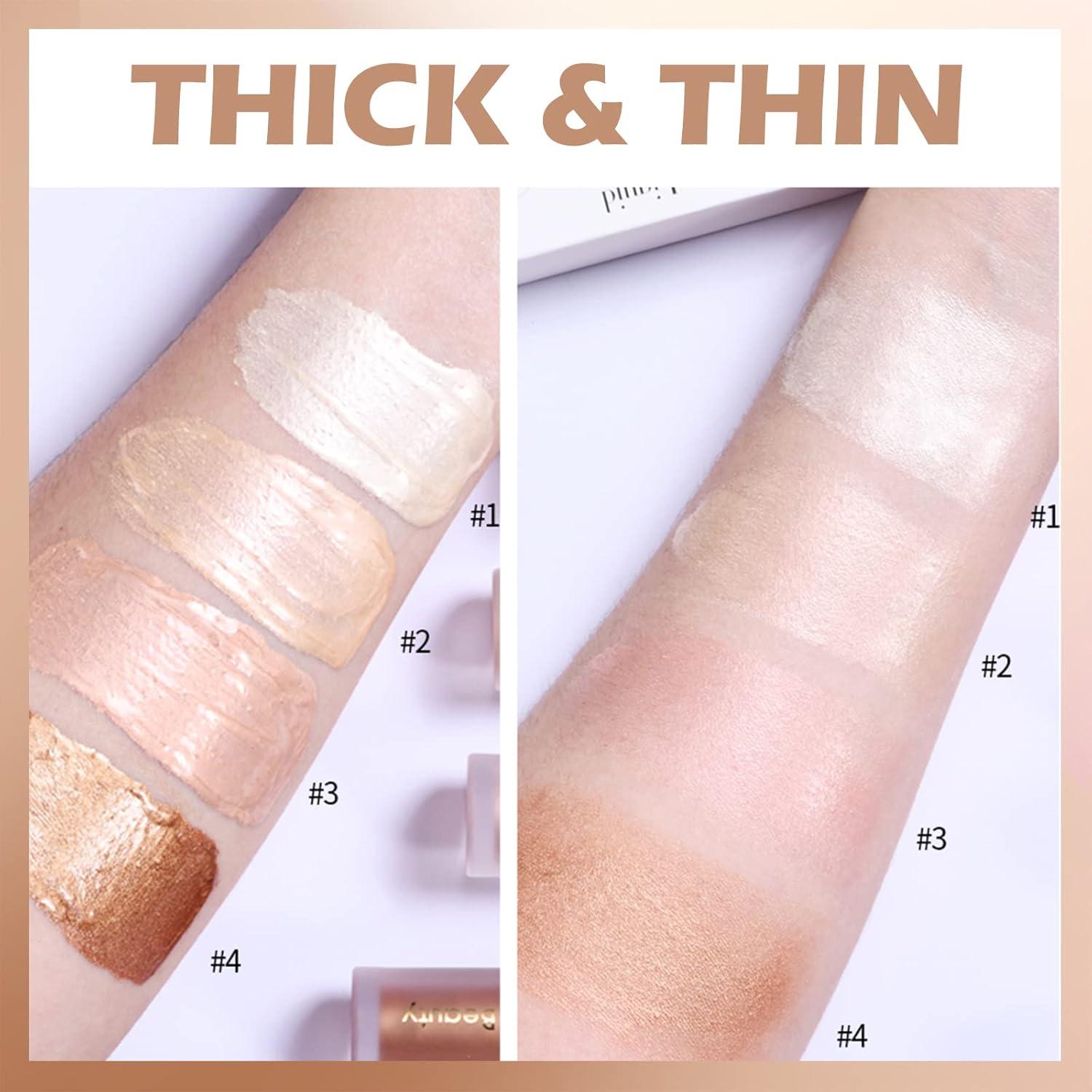 Iluminador Líquido Erinde 37g - Brillo Natural para Rostro