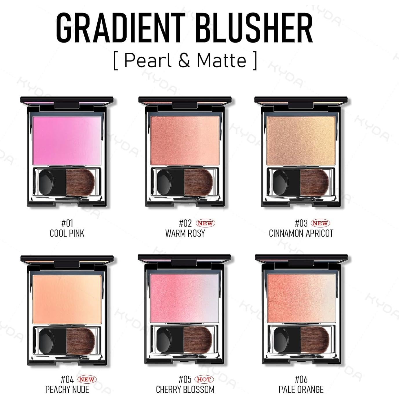 Rubor en Polvo KYDA Rosa Flor de Cerezo 59.87g