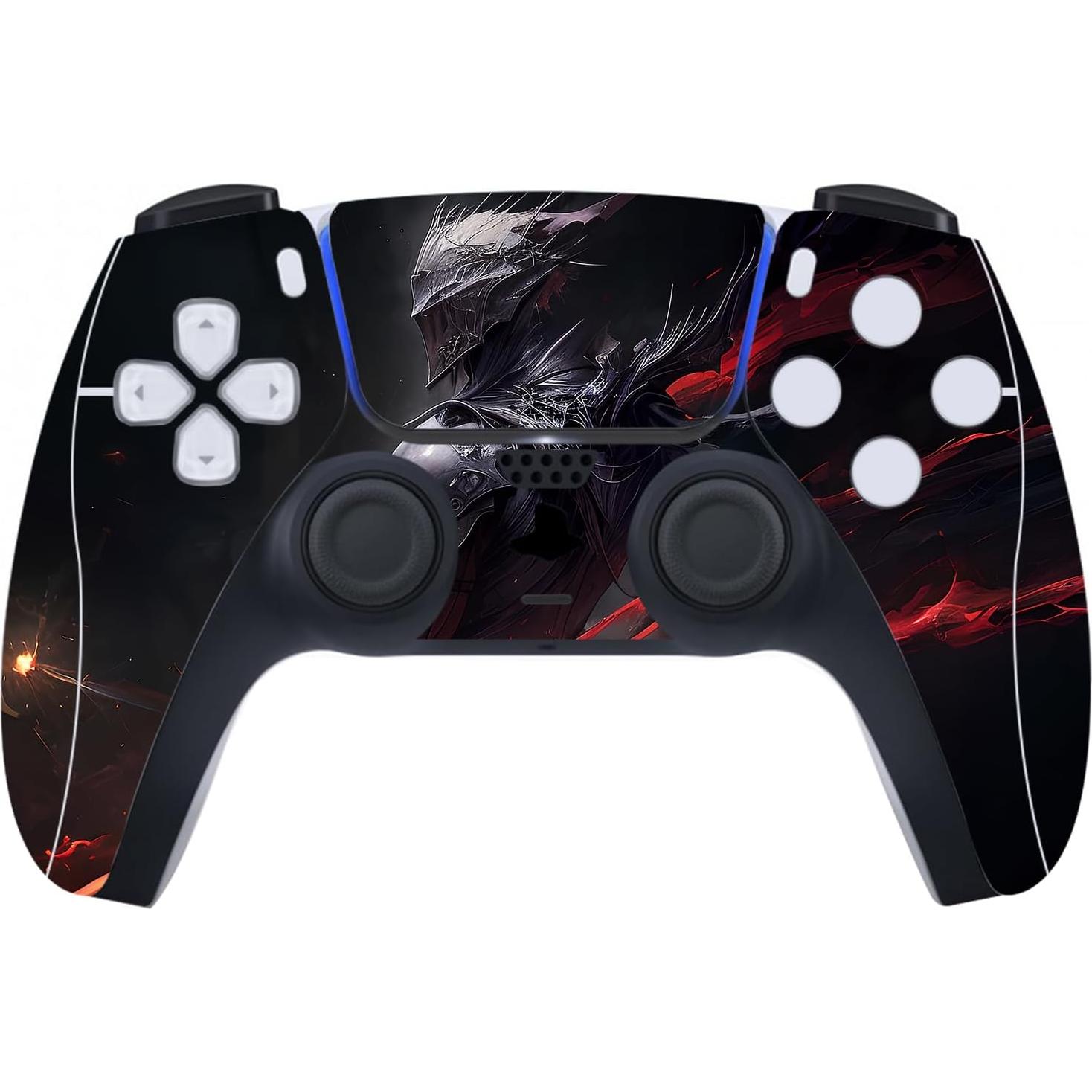 PlayVital Skin Decal Completo para PS5 Edición Disco - Caballero del Abismo