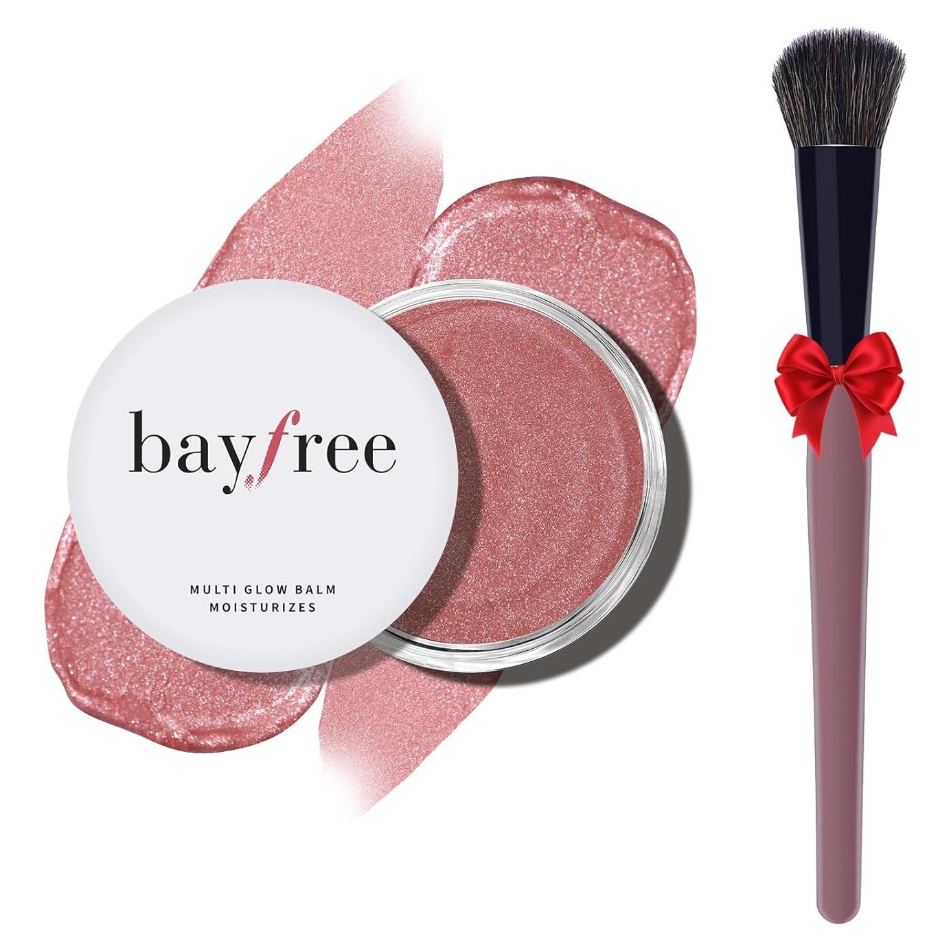 Rubor en Crema Multiusos Bayfree Sakura Rosa 17.86g + Brocha