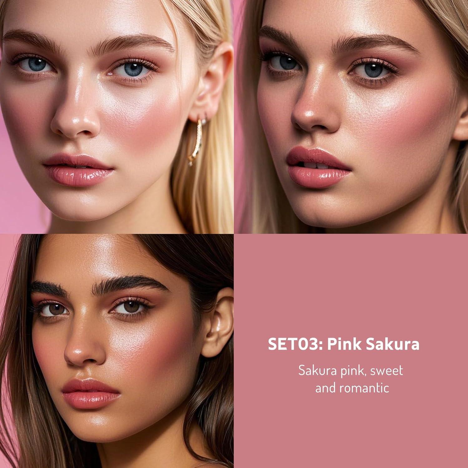 Rubor en Crema Multiusos Bayfree Sakura Rosa 17.86g + Brocha