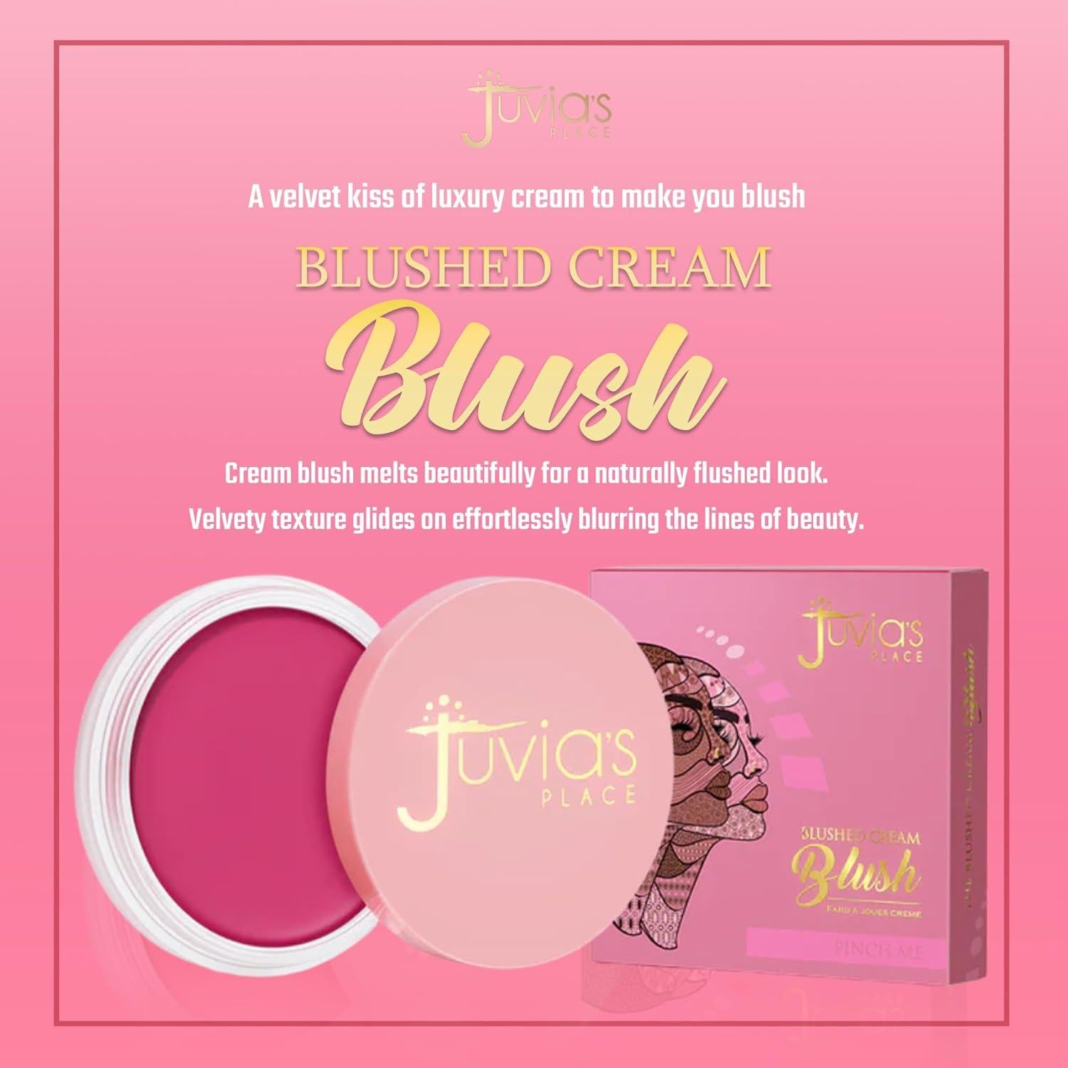 Rubor Crema Multiusos Juvia - Pinch Me - 59g - Tono Rosa Suave