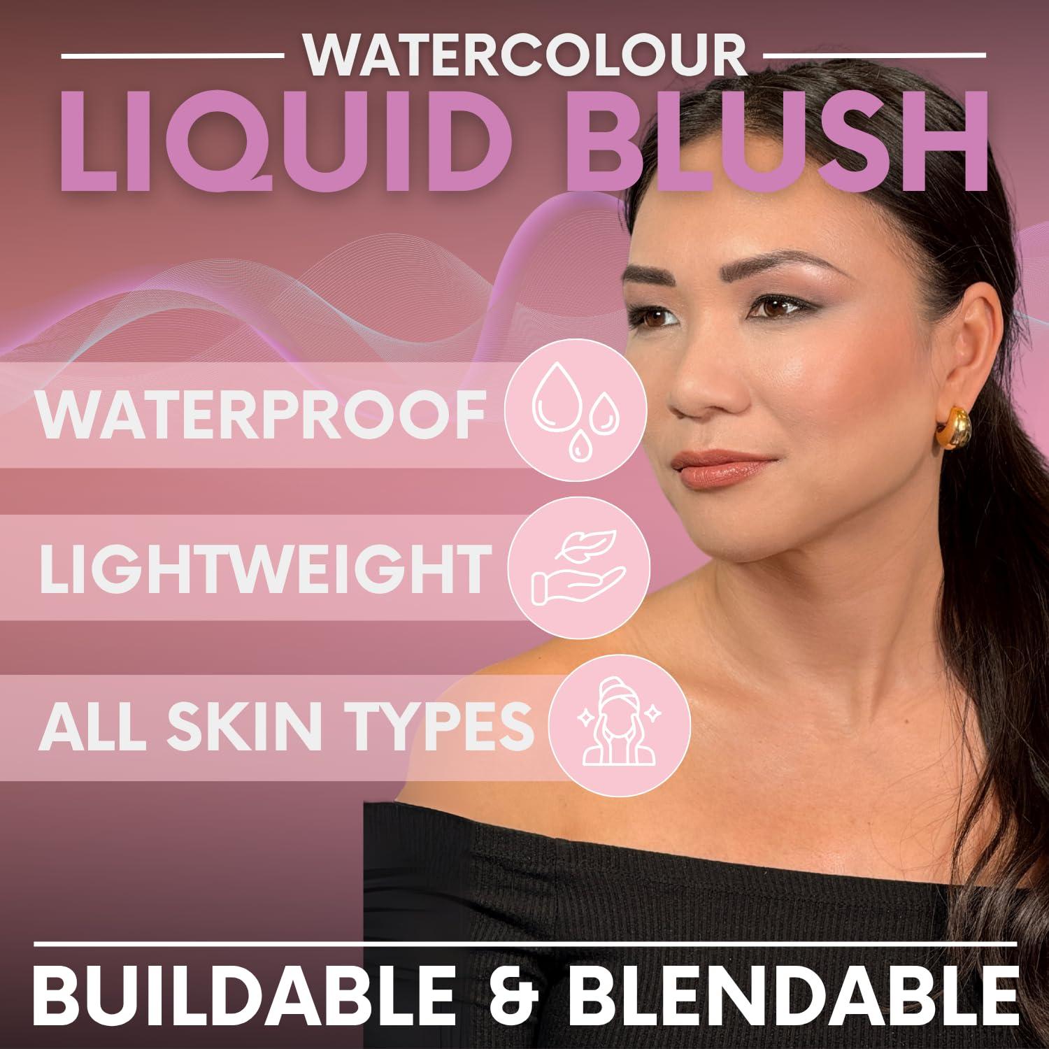 Blush Líquido Waterproof Daniel Sandler Cherub 22.68g