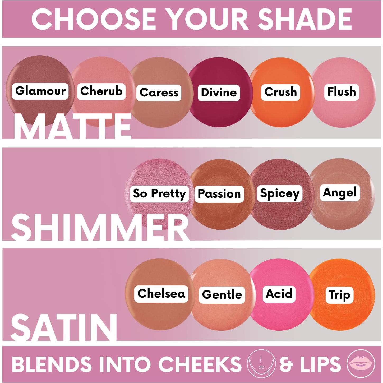 Blush Líquido Waterproof Daniel Sandler Cherub 22.68g