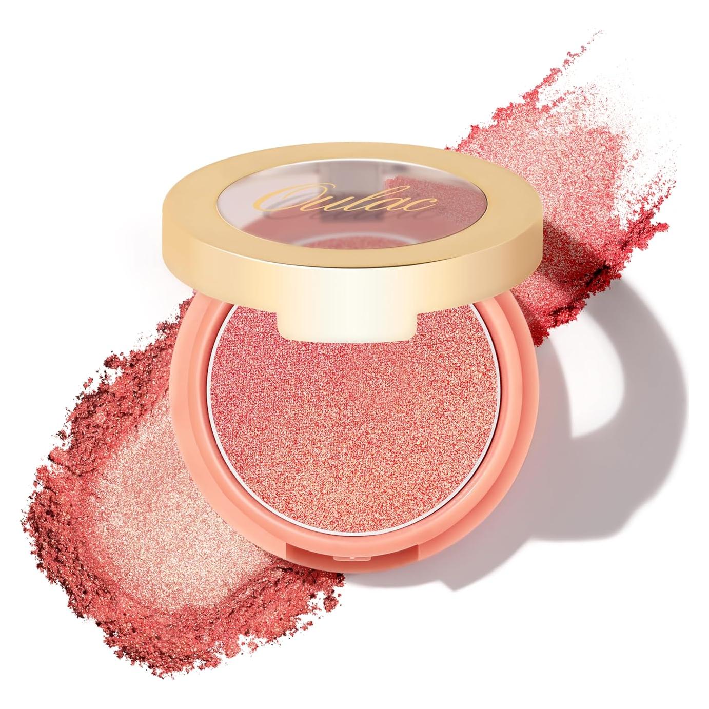 Rubor Iluminador Oulac F03 Fecha Dulce 4.8g Vegano