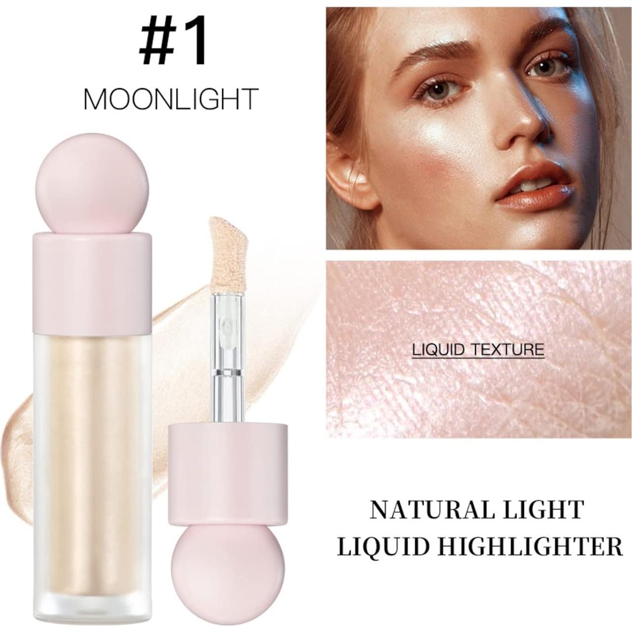 Iluminador Líquido Hocossy 7.5ml - Brillo Natural y Duradero