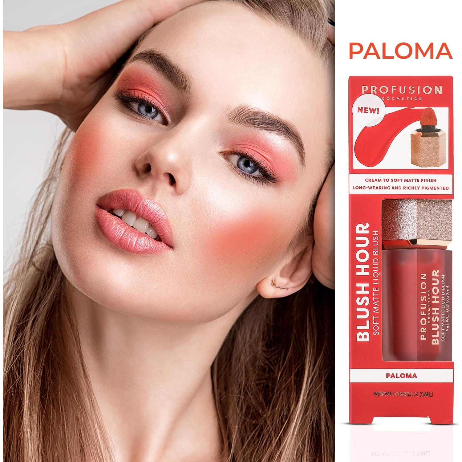 Colorete Líquido Crema Profusion Cosmetics 5.9ml Paloma