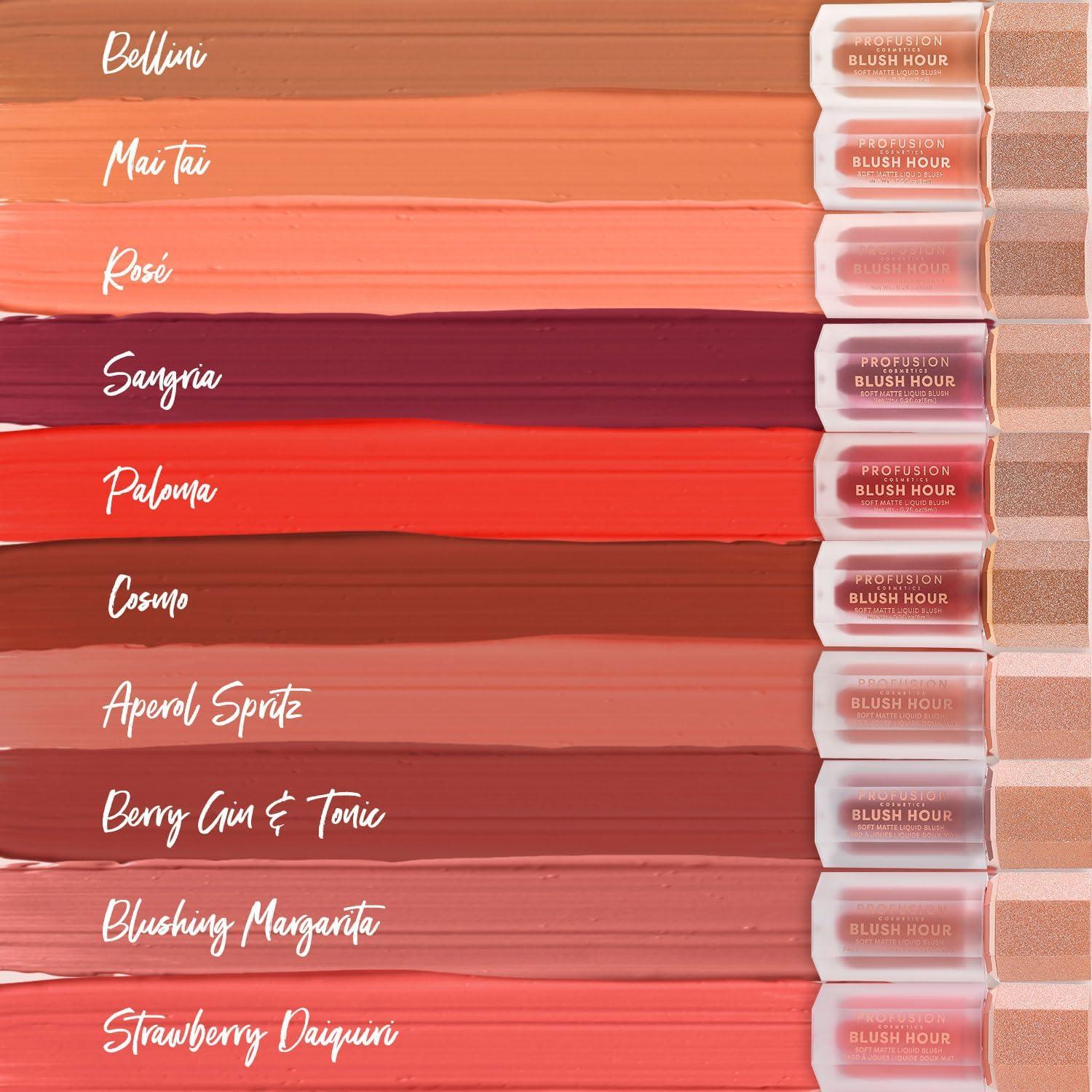 Colorete Líquido Crema Profusion Cosmetics 5.9ml Paloma