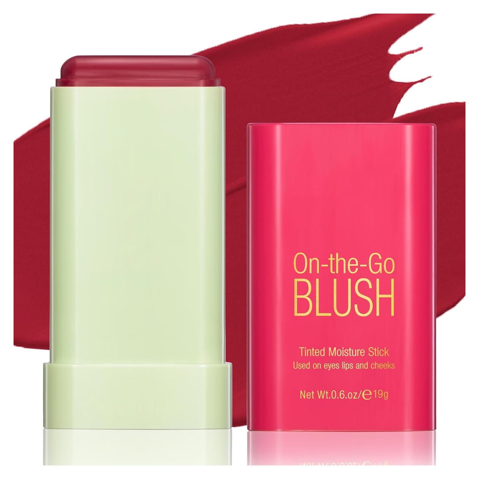 Bastón de Rubor en Crema BEFIVECOK 17g Rojo Caliente