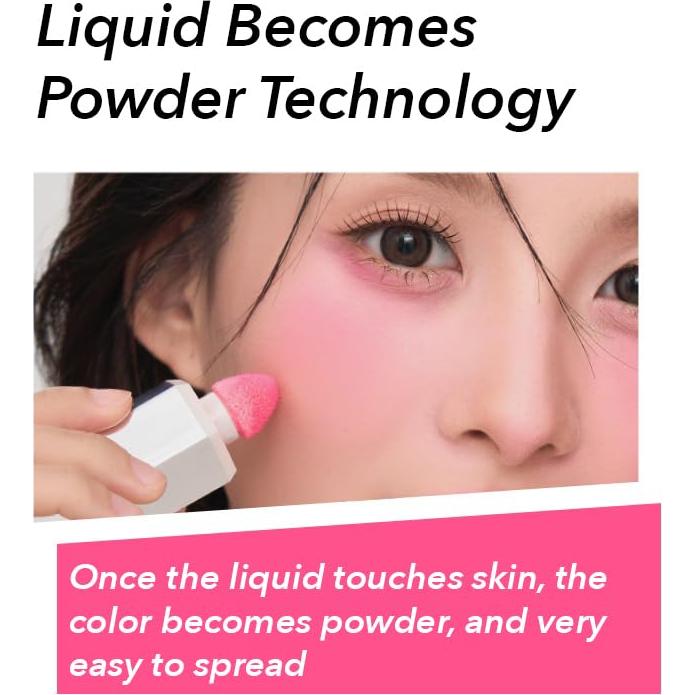 Rubor Líquido Mate ChongTai 5ml Color Rosa Nude Naranja