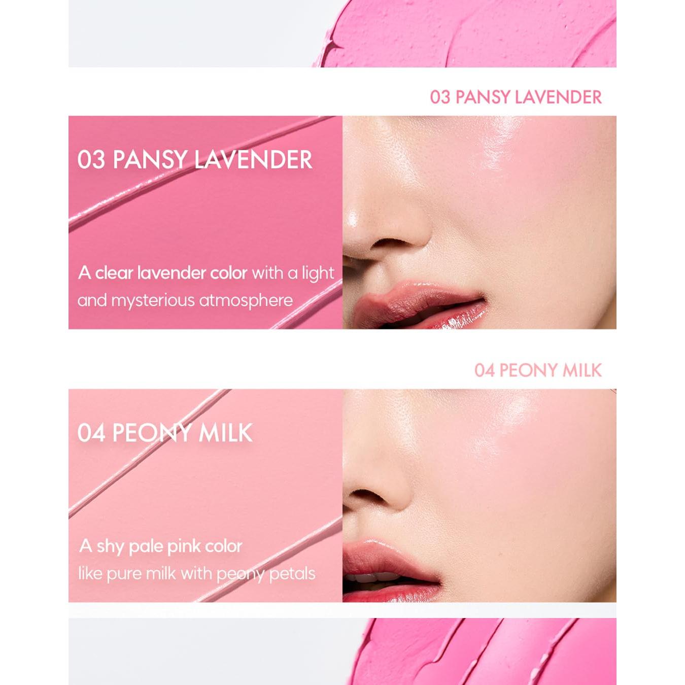 Rubor Crema Brillante Vidivici 04 Leche de Peonía 6g