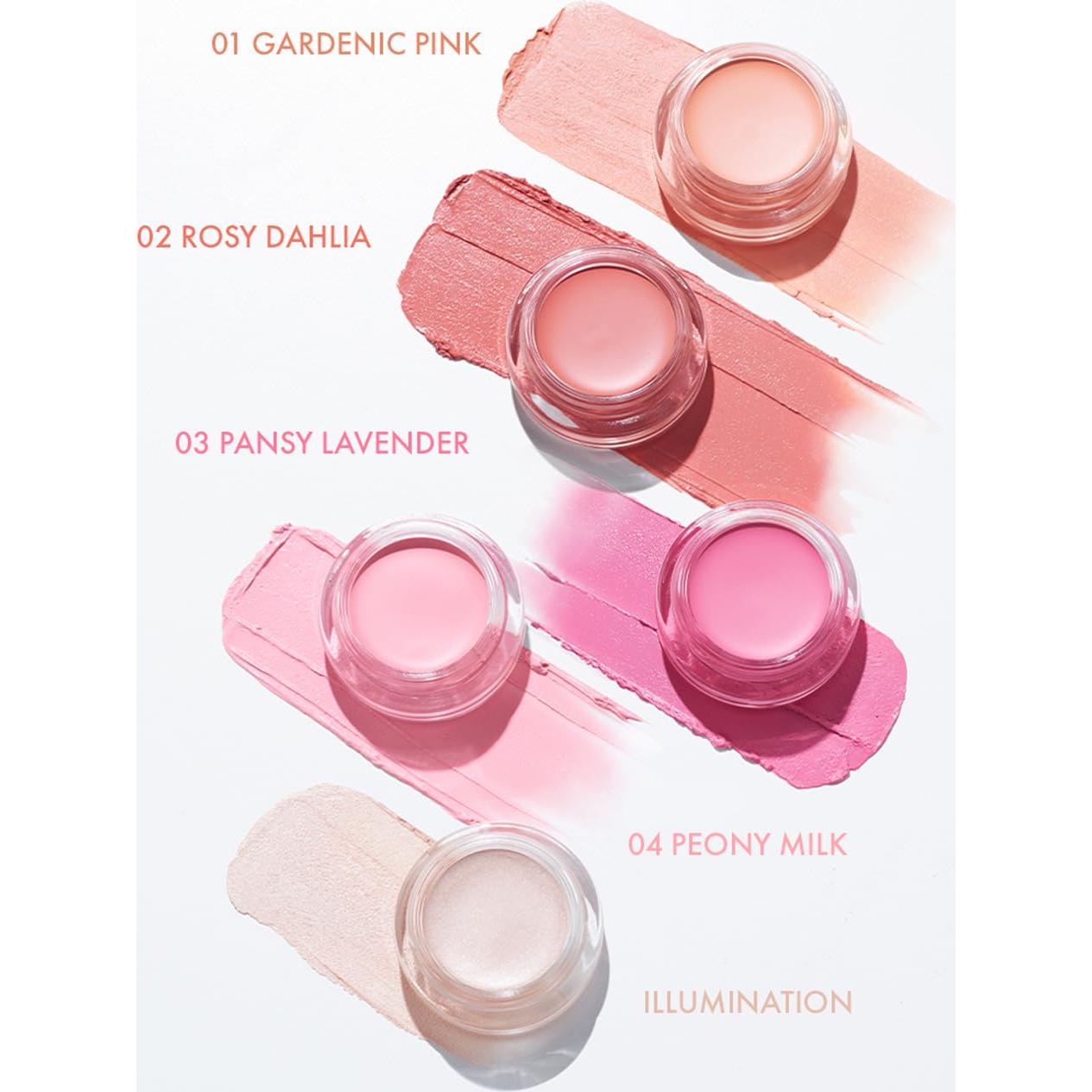 Rubor Crema Brillante Vidivici 04 Leche de Peonía 6g