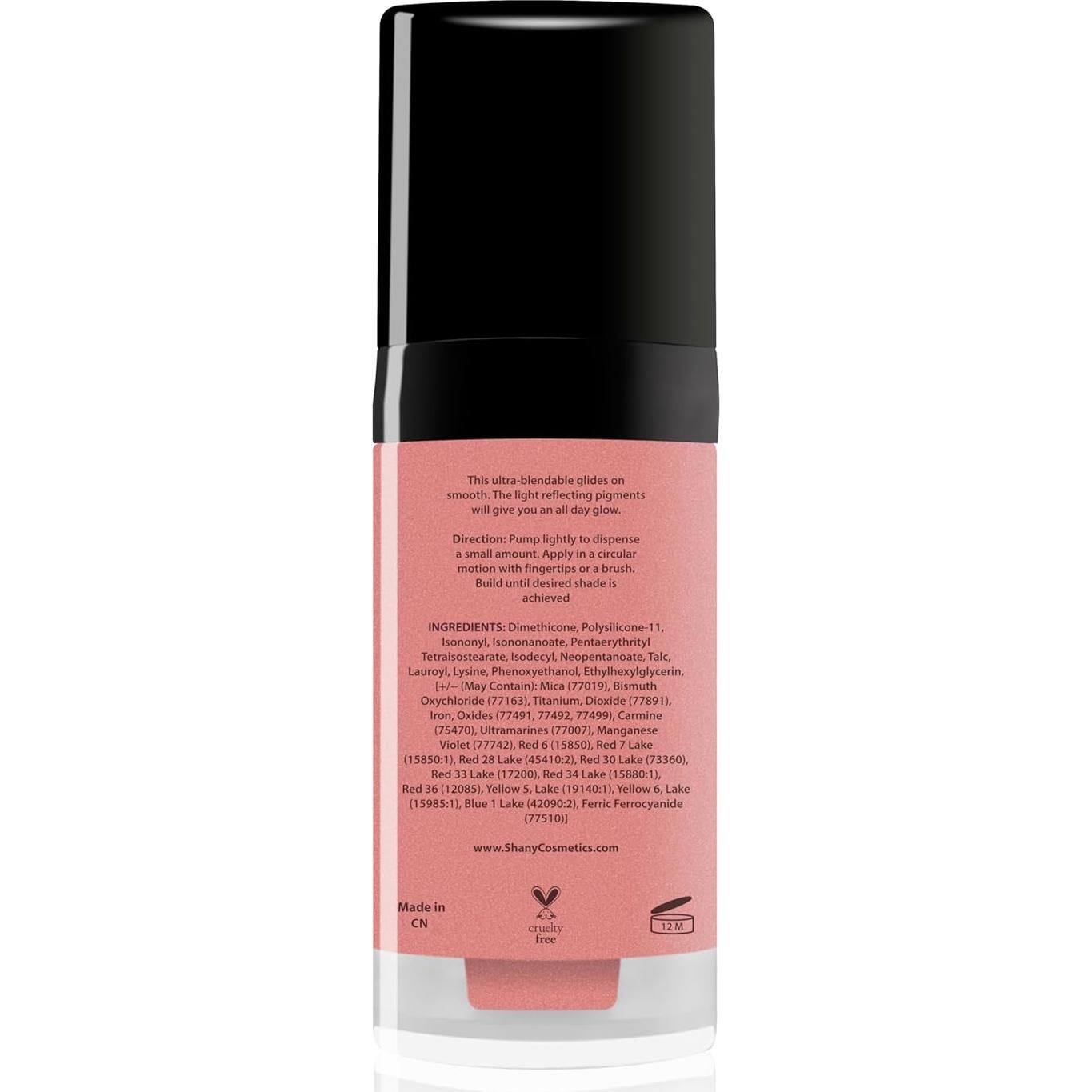 Rubor Líquido HD SHANY - Libre de Parabenos - Color Epic Final