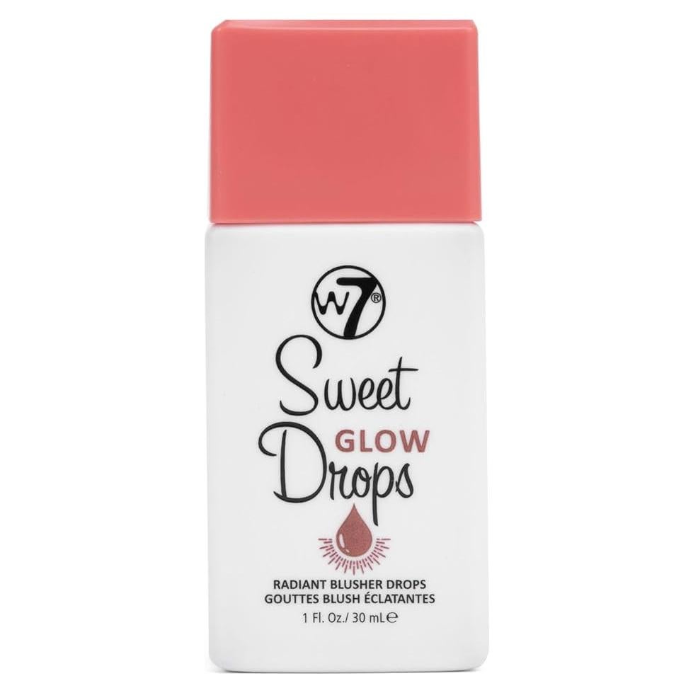 Gotas de Rubor Líquido W7 Brillo Dulce 50ml - Acabado Radiante
