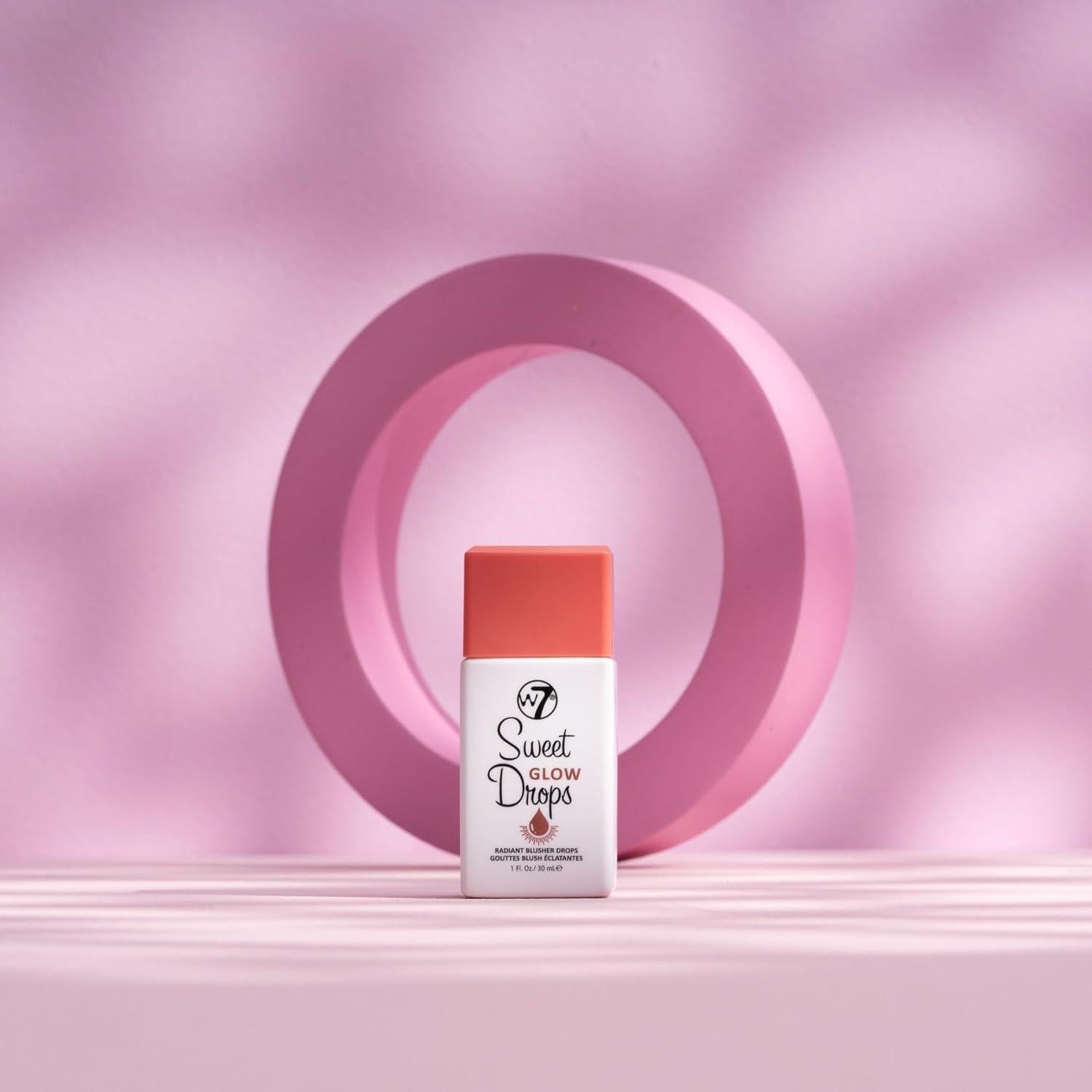 Gotas de Rubor Líquido W7 Brillo Dulce 50ml - Acabado Radiante