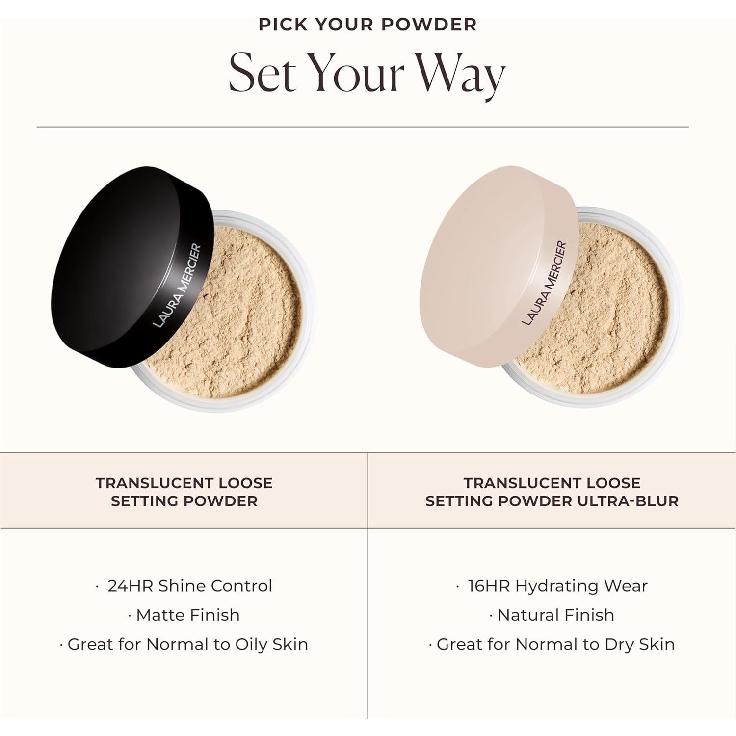 Polvo Suelto Translucido Laura Mercier 56.7g Acabado Natural