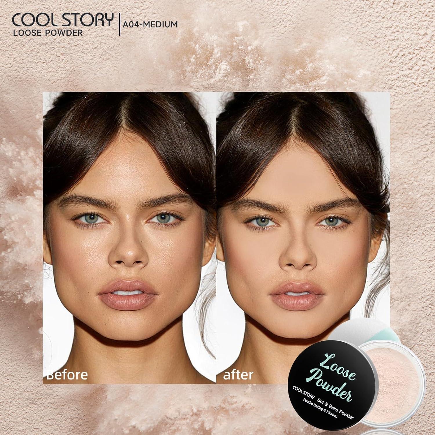 Polvo Suelto Fijador Cool Story Beige Miel 6g Acabado Mate