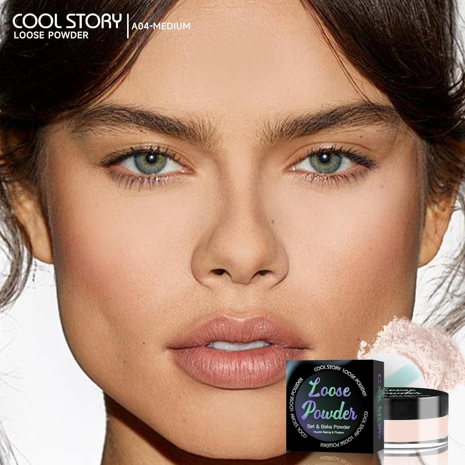 Polvo Suelto Fijador Cool Story Beige Miel 6g Acabado Mate