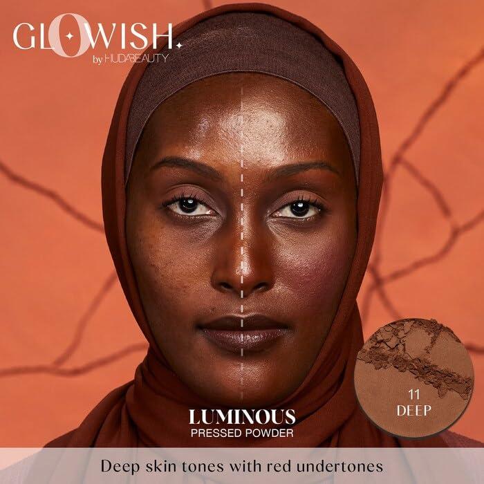 Polvo Compacto Difuminador HUDA BEAUTY GloWish 11 Profundo